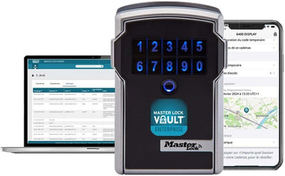Master Lock Smart Connected Schlüsseltresor für Unternehmen und Industrie, Verschlüsselung nach Mili