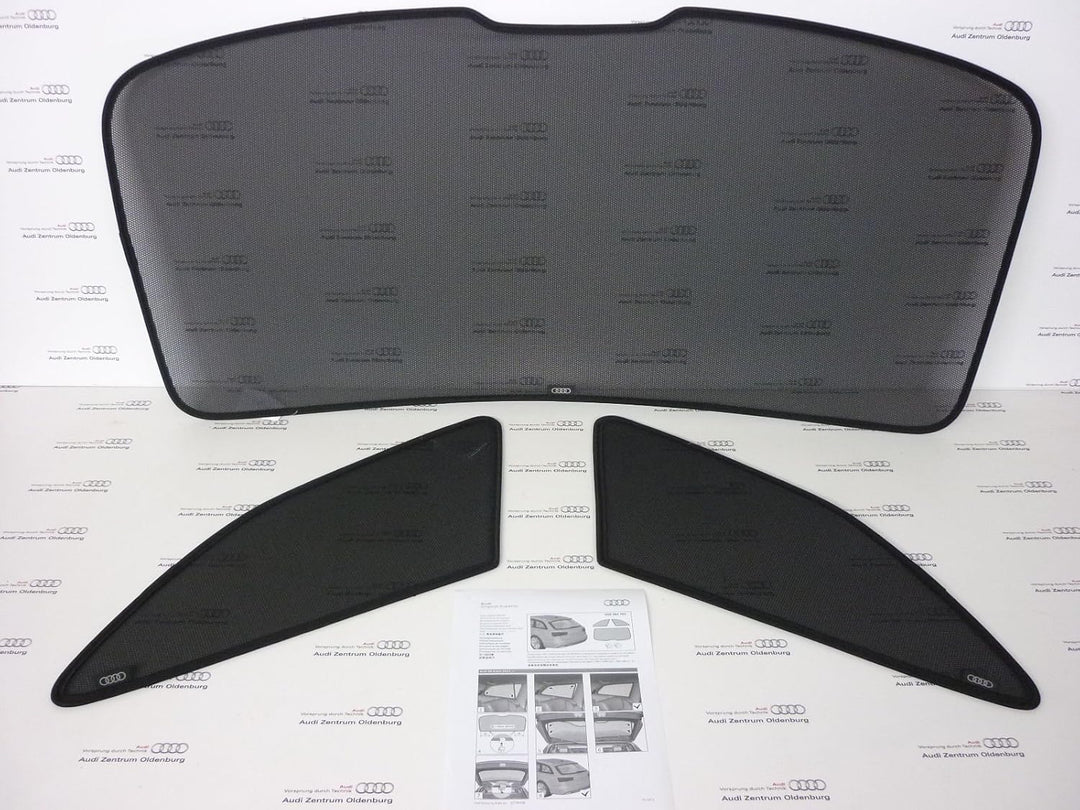Audi 8W9064160 Sonnenschutzsystem 3-er Set für Heckscheibe/Kofferraumseitenscheiben A4/S4 Avant/A4 A