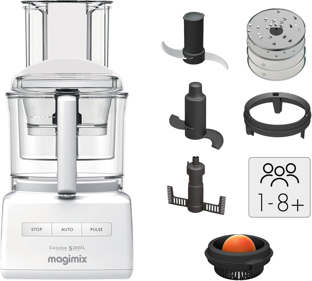 Magimix 148398 CS 5200 XL Küchenmaschine, weiss