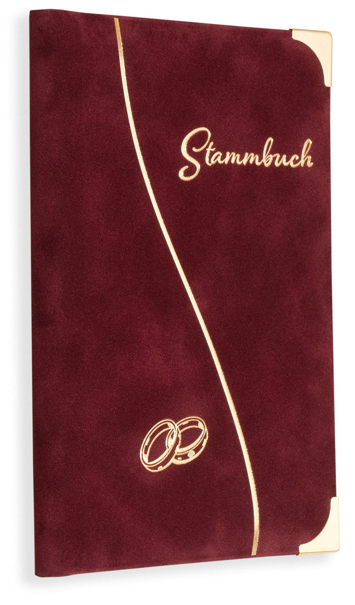 Stammbuch Renkaat Bordeaux Rot Hochzeit Stammbuch der Familie incl. Einleger