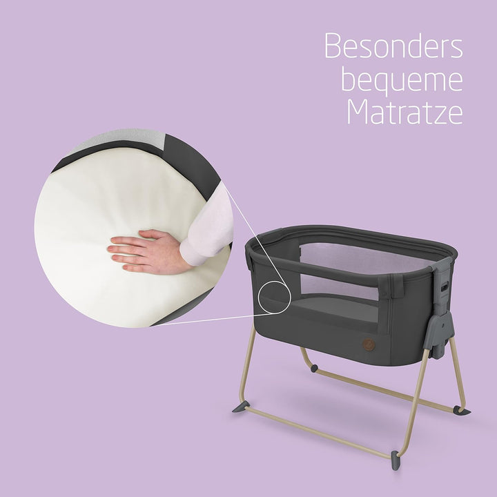 Maxi-Cosi Tori 2-in-1-Beistellbett, Krippe, 0 bis ca. 6 Monate, 0–9 kg, kompakt zusammenklappbar, le