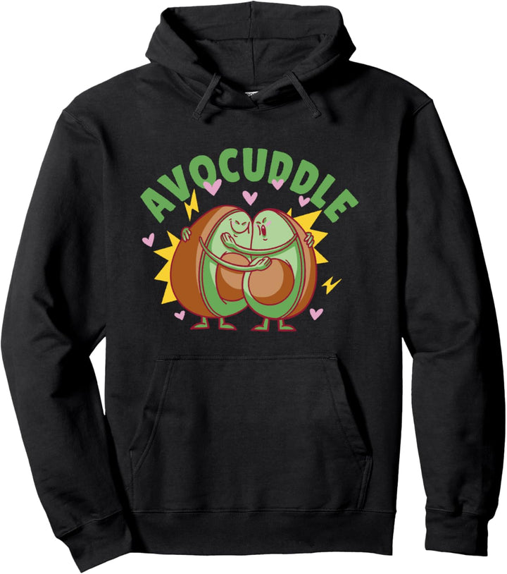 Lustiger Avocado Pullover Hoodie
