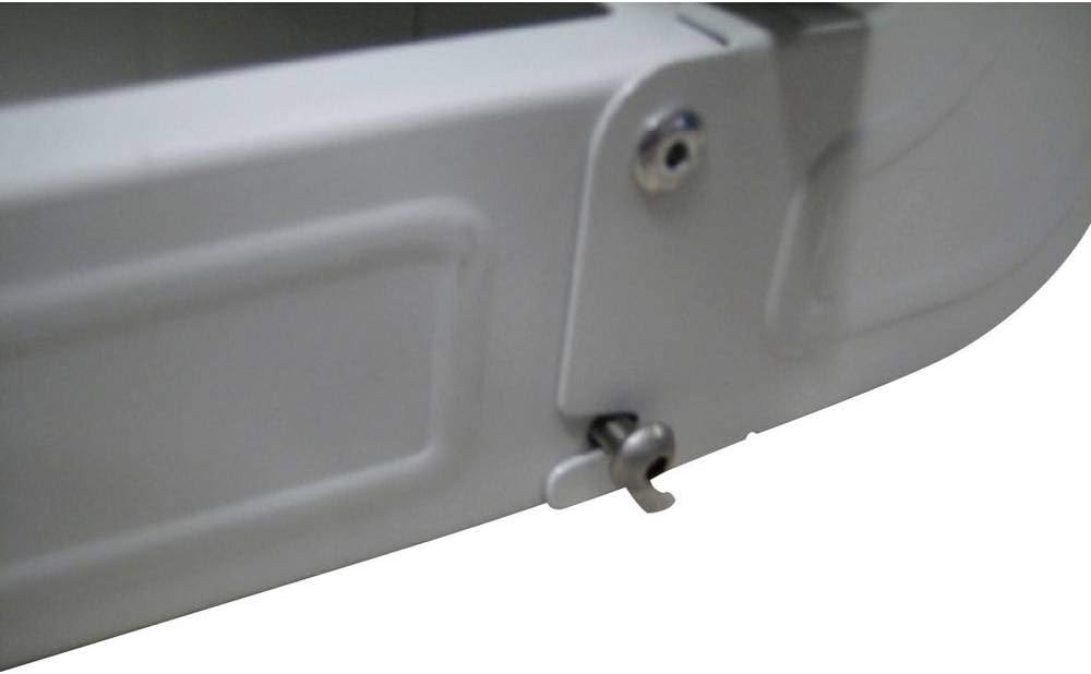 Schwaiger SPI085PW011 Aluminium Offset-Antenne 85 cm, Premiumklasse, weiss Lichtgrau, Lichtgrau