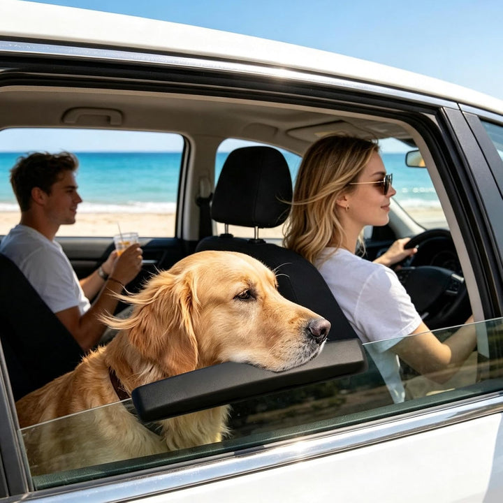 Autofensterkissen Für Hunde 19,8 cm Weiches Stossdämpfendes Polster Für e | Auto Fensterpolster Für