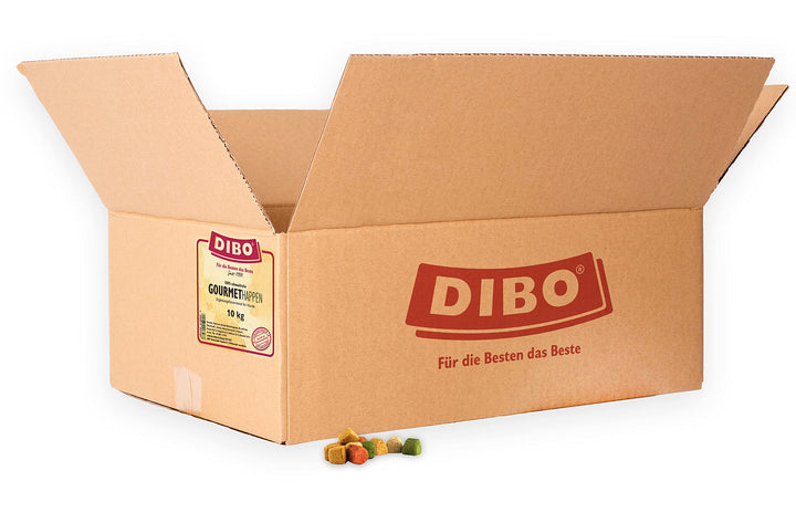 DIBO Gourmet-Happen, 10kg-Karton, Backwaren als gesunde, natürliche Ernährung für Hunde, Hundefutter