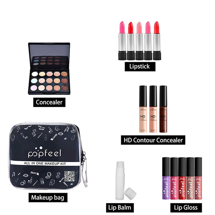 FantasyDay Multifunktions Exquisite Make-up Geschenkset Kosmetik Schmink Kit für Gesicht, Augen und
