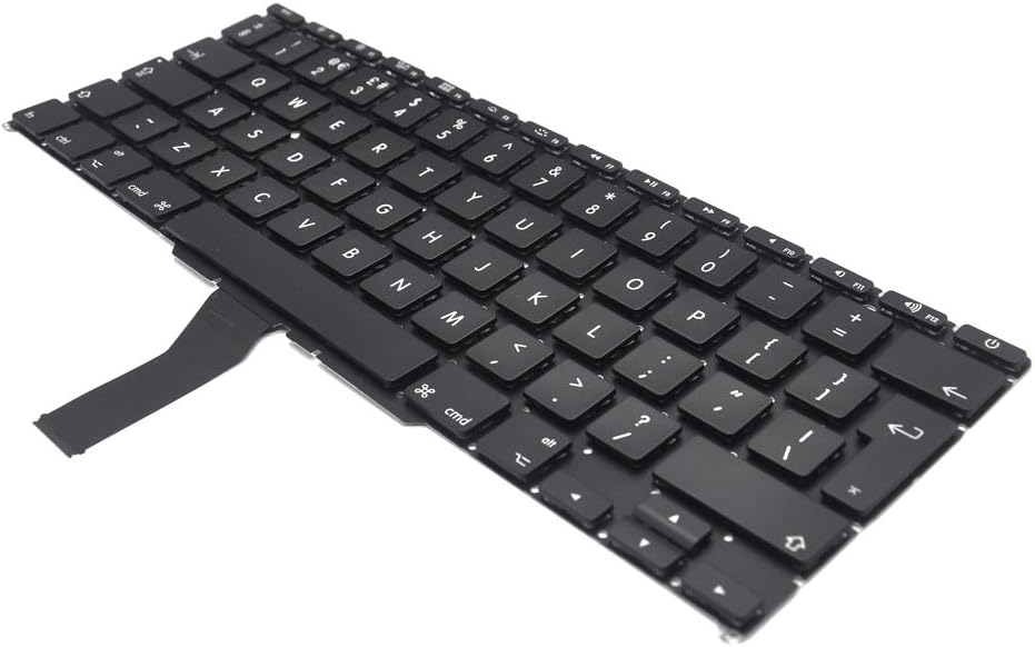 Padarsey Neue Laptop Schwarz Hintergrundbeleuchtung Tastatur UK Version QWERTY Kompatibel Für MacBoo