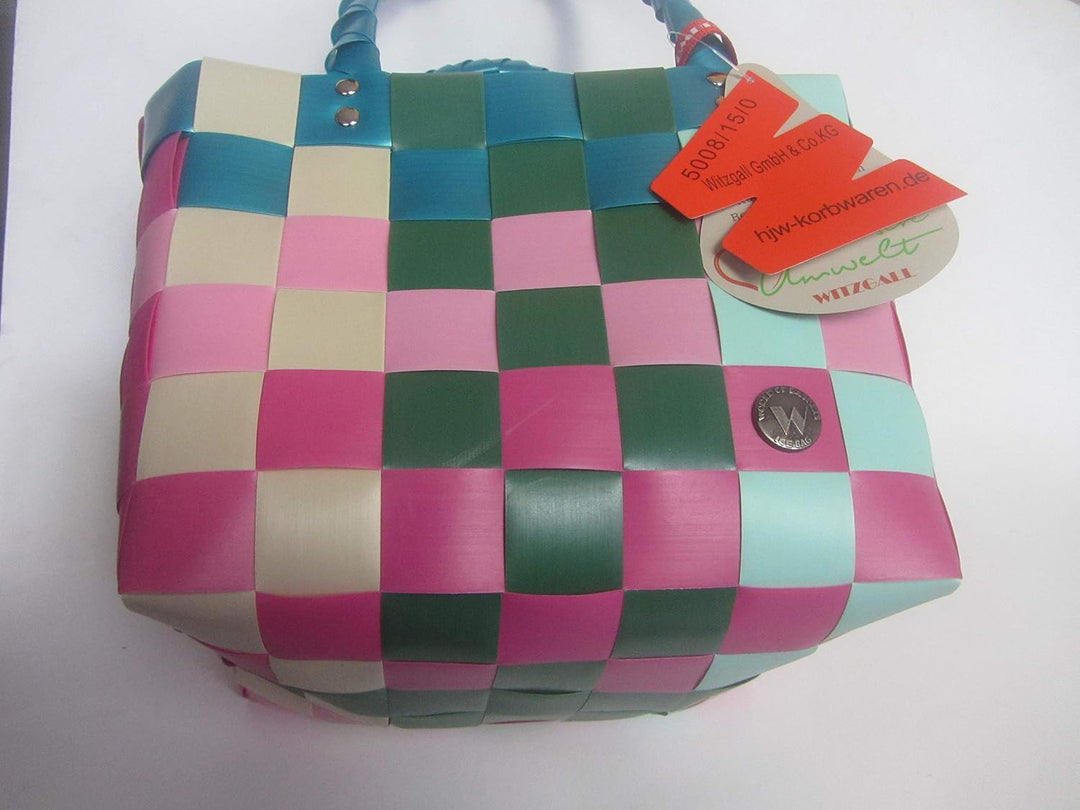 Witzgall 5008/15 Mini Shopper Rosa- und Grüntöne