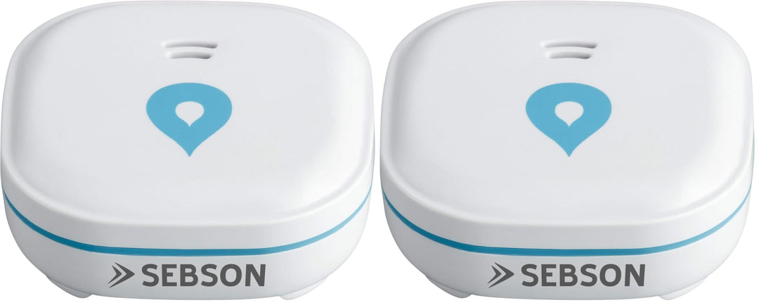 SEBSON Wassermelder mini GS153, 10 Jahres Langzeit-Batterie, Wasseralarm, Wasserwächter 60x60x24,2mm