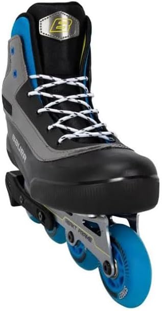 BAUER Rec Inline Skate Coaster Junior + Senior, Grösse:M11 (EU 45), Weite :R = Regular