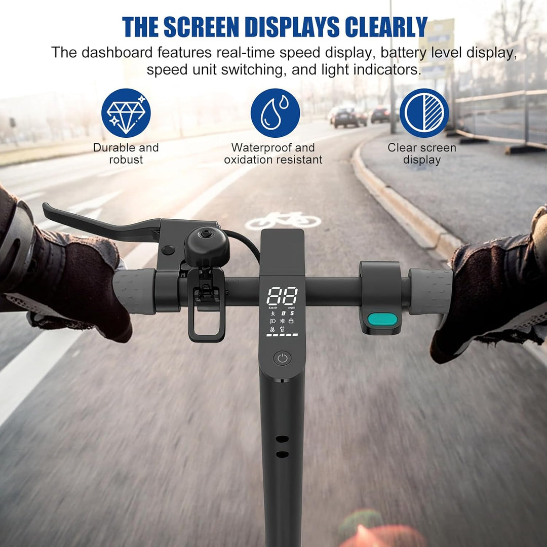 Elektroroller Bluetooth Dashboard für Xiaomi Pro 2, E-Scooter Armaturenbrett mit Abdeckung, Klare Da