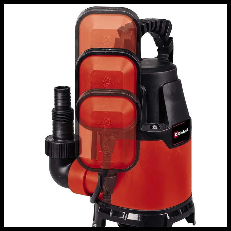 Einhell Schmutzwasserpumpe GC-DP 3325 (330 W, 9.500 L/h Förderleistung, max. 6 m Förderhöhe, Ø 25 mm