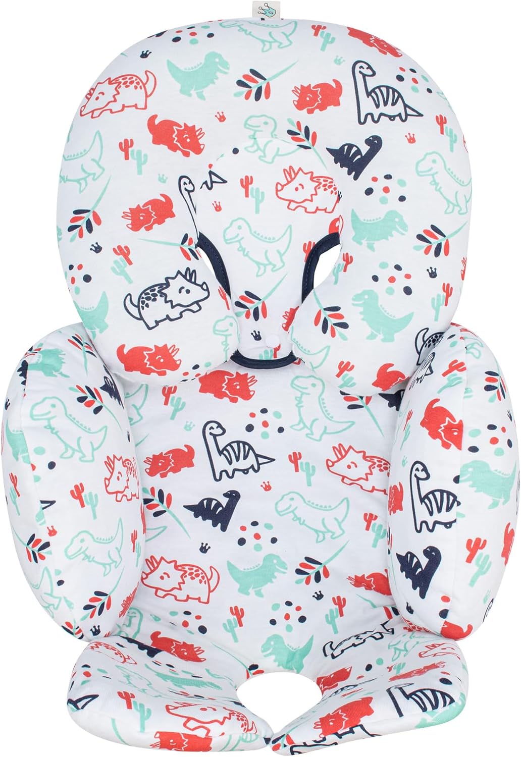 JYOKO Kids Sitzverkleinerer Antiallergikum Universal Baby 100% Baumwolle (Dino Party, Enthält Kopf-,
