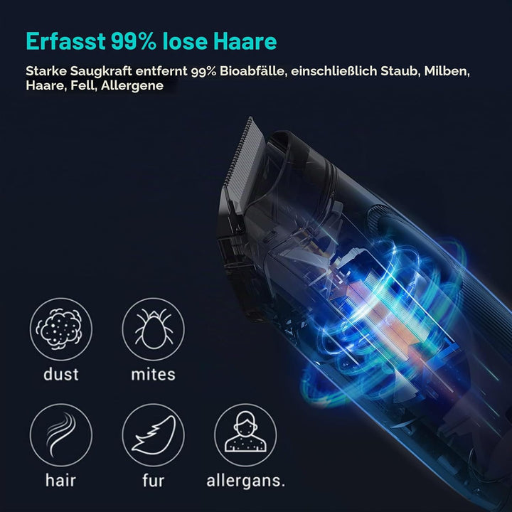 Neakasa P1 Pro Hundeschermaschine mit Staubsauger, leise Schermaschine Hund Katze, Profi Haustierpfl