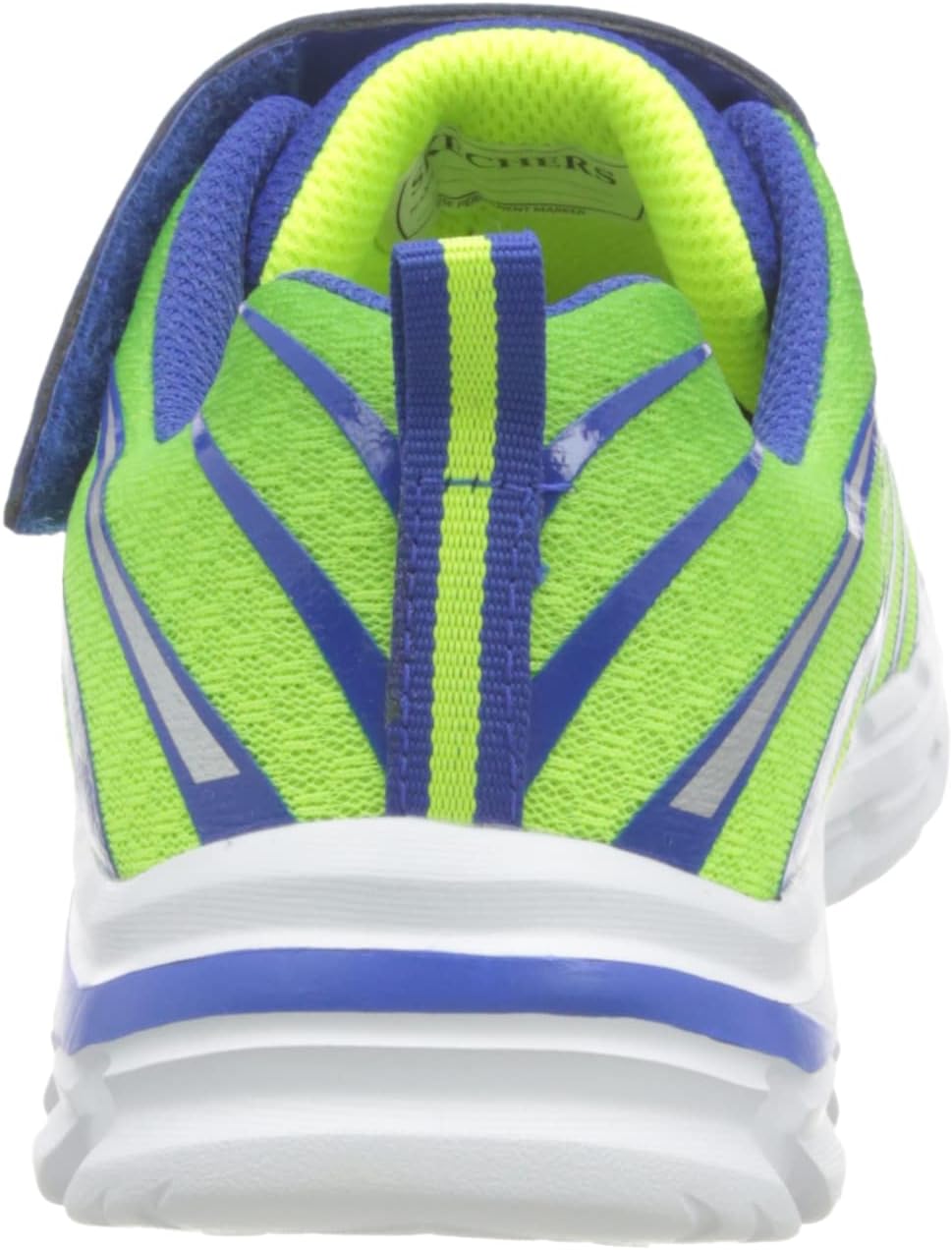 Skechers Jungen 403900l Lmbl Sneaker 27 EU Limettengrün Blau Silberfarbener Rand, 27 EU Limettengr&#