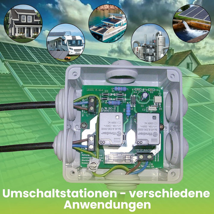 Offgridtec Umschaltstation für Netzvorrangschaltung USV Betrieb US230/12 12A 2700W 230VAC 12A /