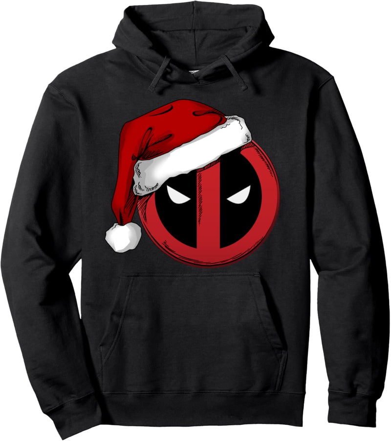 Marvel Deadpool Weihnachten Hat Logo Pullover Hoodie