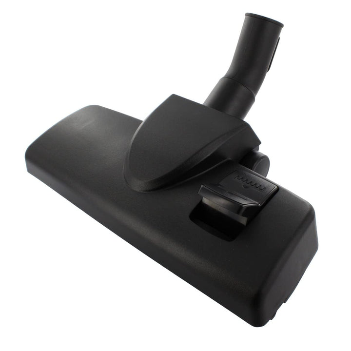 Europart Bodendüse mit 1 Pedal, 32 mm, mit Metall-Sohle und Rädern, hochwertig, Kunststoff, Schwarz