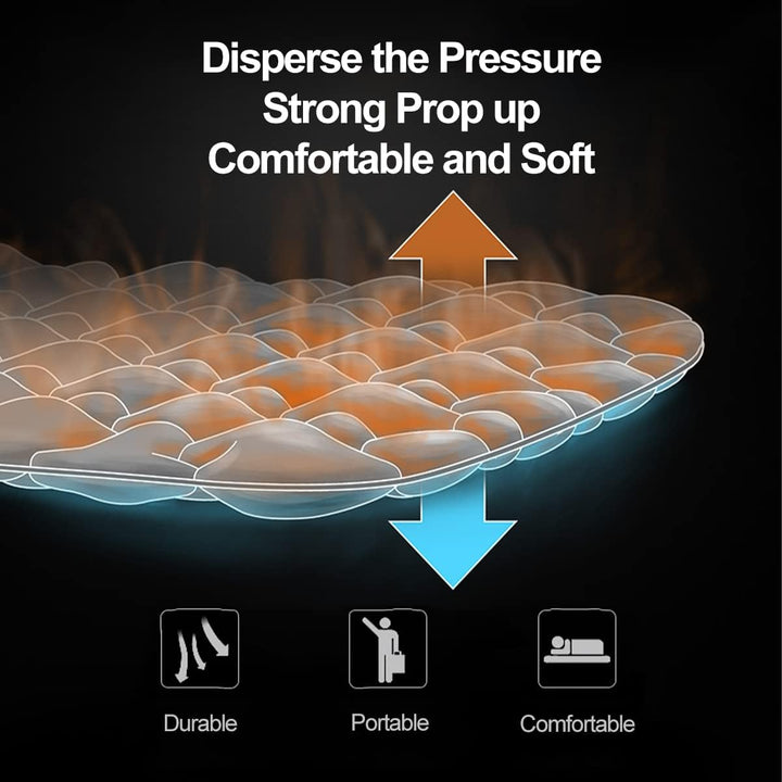Naturehike Ultraleichte aufblasbare Isomatte Einzelne Schlafmatten 6,5 cm Dicke aufblasbare Schlafma