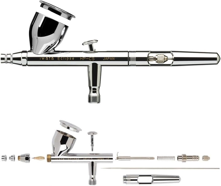Airbrush Iwata Eclipse HP-CS 0.3 mit Luftschlauch Fengda 3 m Anschluss 1/8-1/8