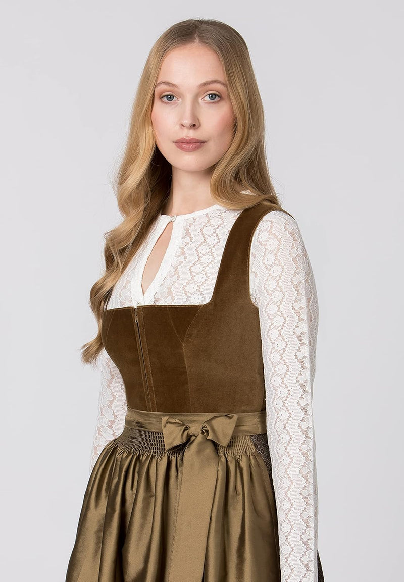 Stockerpoint Damen Dirndl Isola Kleid für besondere Anlässe 36 Olive, 36 Olive