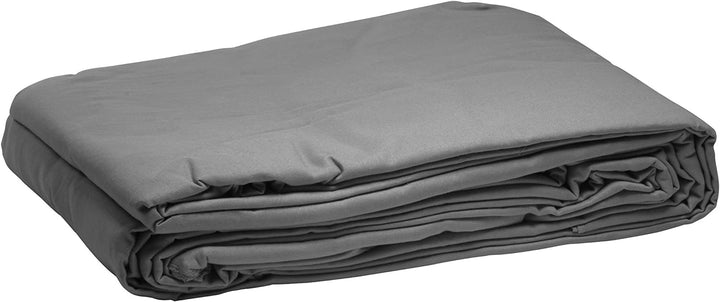 Bresser F001535 Baumwolle Fotostudio Stoff Hintergrund 2,5x3 m grau