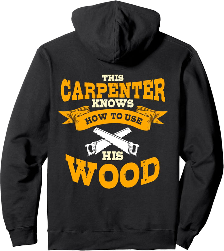 Zimmermann Geschenke Design auf der Rückseite der Kleidung Pullover Hoodie