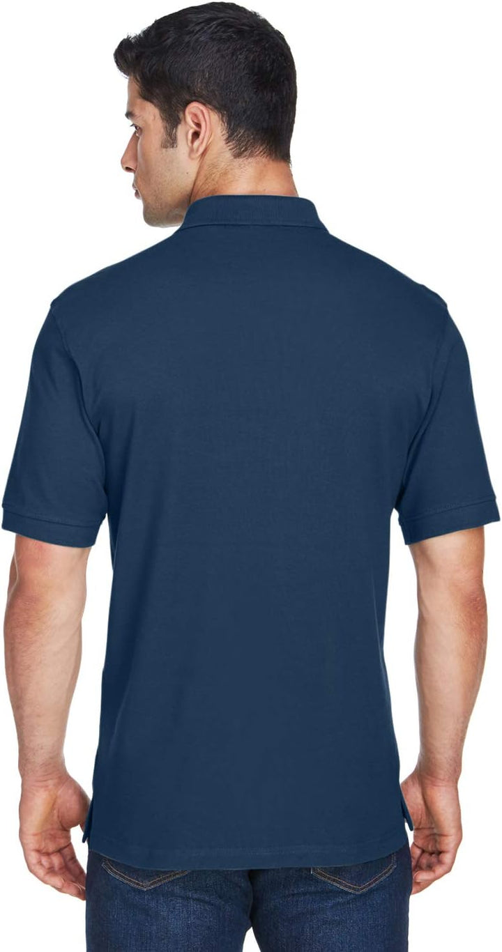 Men's Tall 6 oz. Ringspun Cotton Piqu? Short-Sleeve Polo NAVY 3XT