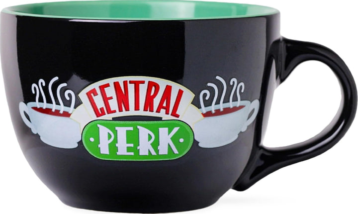 Silver Buffalo Friends Central Perk Keramiktasse übergross für Kaffee, Suppe, 680 ml Friends Central