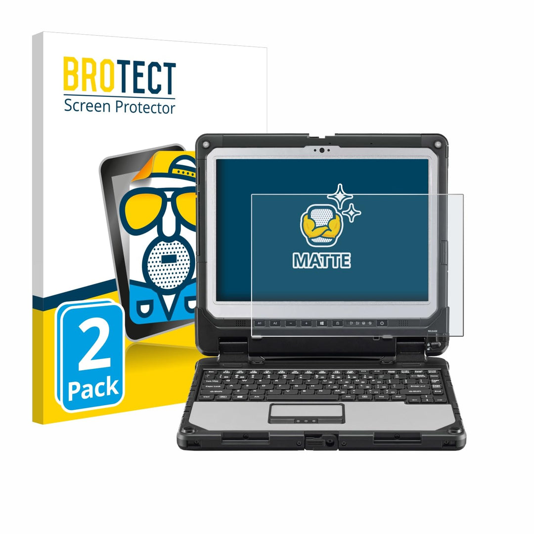 BROTECT Entspiegelungs-Schutzfolie für Panasonic Toughbook CF-33 (2 Stück) Matte Displayschutz-Folie