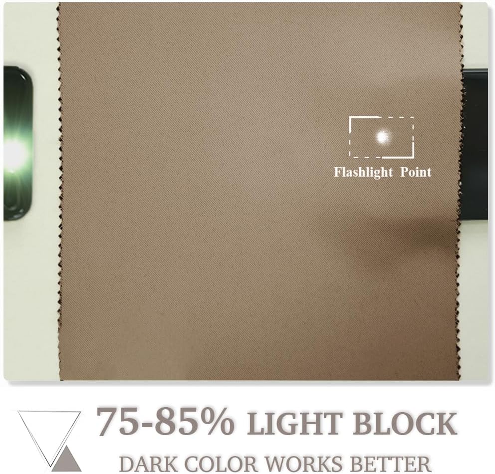 PONY DANCE Raumtrenner Vorhang für Schiene Gardinen für Grosse Fenster 1er Set H 220 x B 300 cm Blic