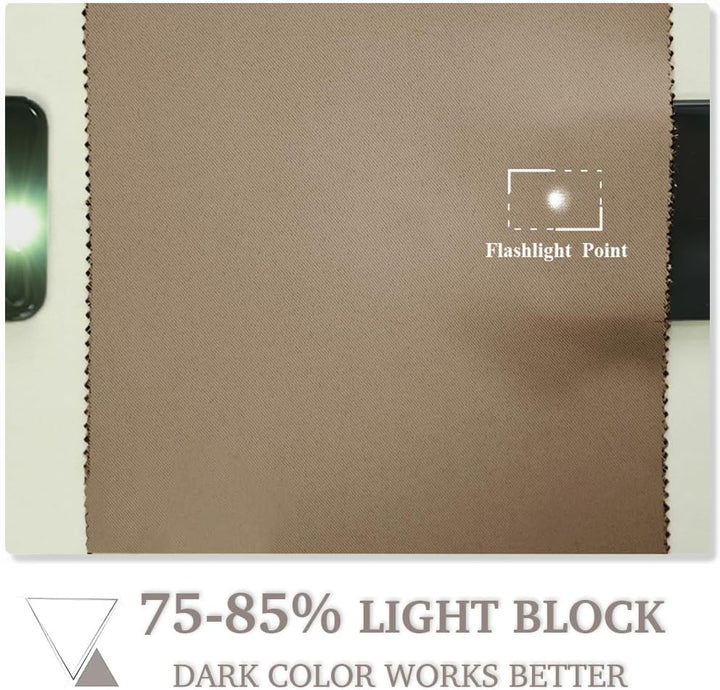 PONY DANCE Raumtrenner Vorhang für Schiene Gardinen für Grosse Fenster 1er Set H 220 x B 300 cm Blic