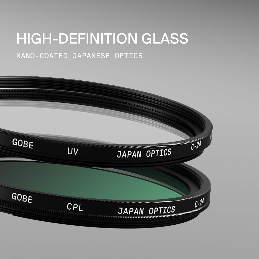 Gobe 39 mm UV Filter + Polfilter (CPL) - Filter Kit, 39 mm