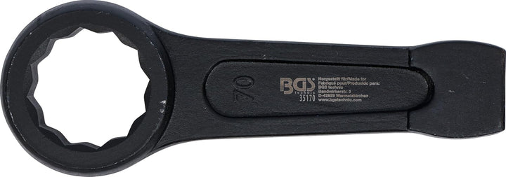 BGS 35170 | Schlag-Ringschlüssel | SW 70 mm Schlüsselweite: 70 mm, Schlüsselweite: 70 mm