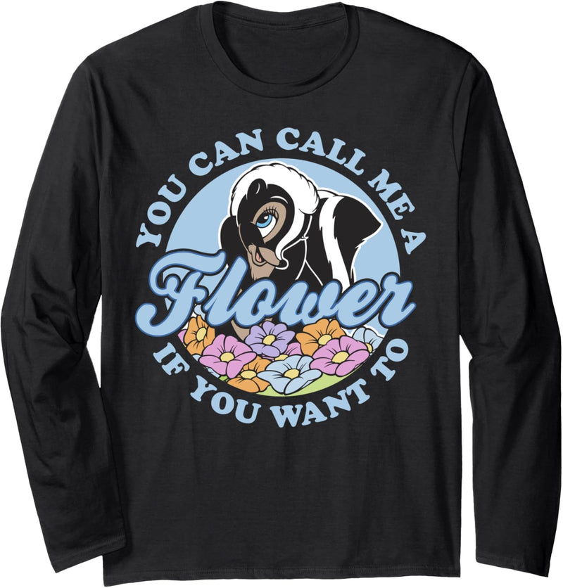 Disney Bambi You Can Call Me A Flower If You Want To Langarmshirt