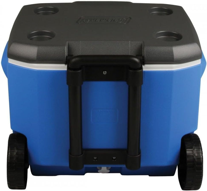 Coleman Performance 60QT Kühler mit Rädern, 56 l Blue 57 x 44 x 45cm