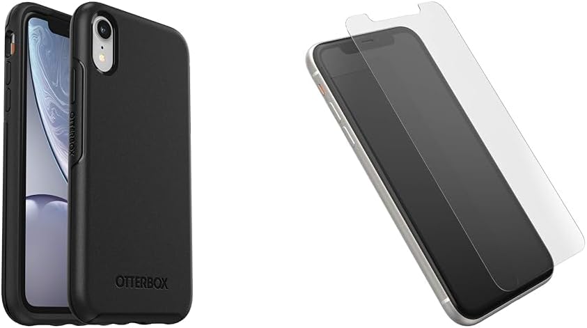 OtterBox Symmetry Hülle für iPhone XR Alpha Glass Displayschutz für iPhone 11 / iPhone XR, gehärtete