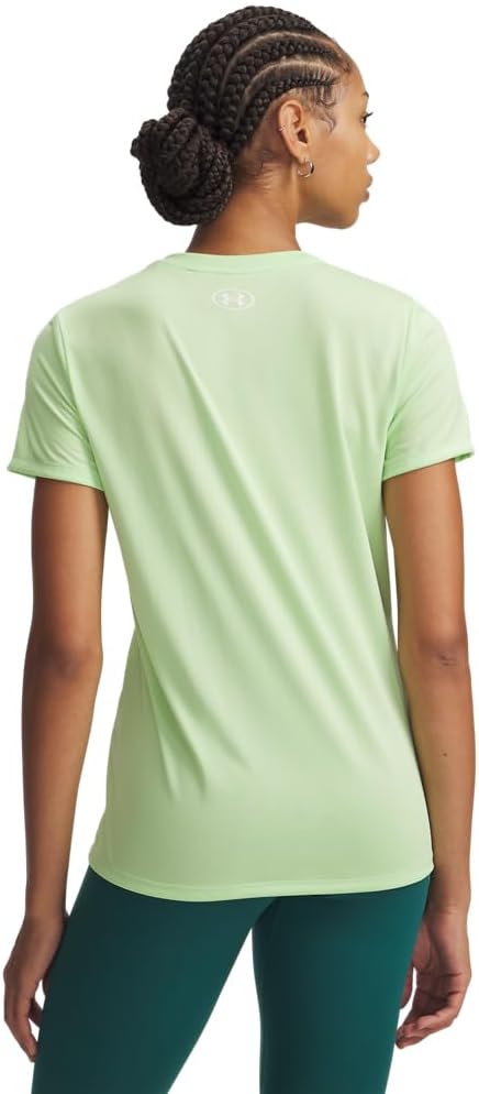 Under Armour Damen Fitness T-Shirt und Tank Tech Short Sleeve Solid 38 Lumos Lime, 38 Lumos Lime