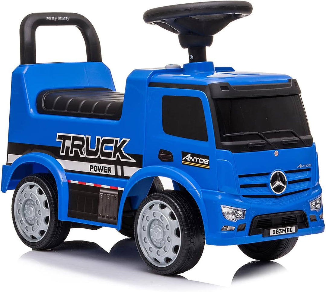 Milly Mally Interaktives Rutschauto Mercedes Antos Blue Blau, Blau