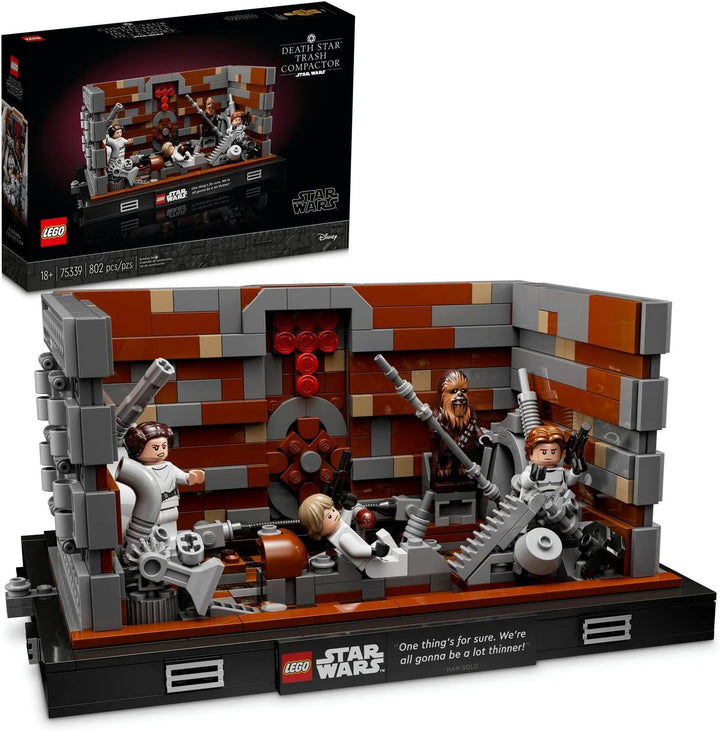 LEGO Star Wars Death Star Trash Compactor Diorama 75339 Bausatz, 802-teilig