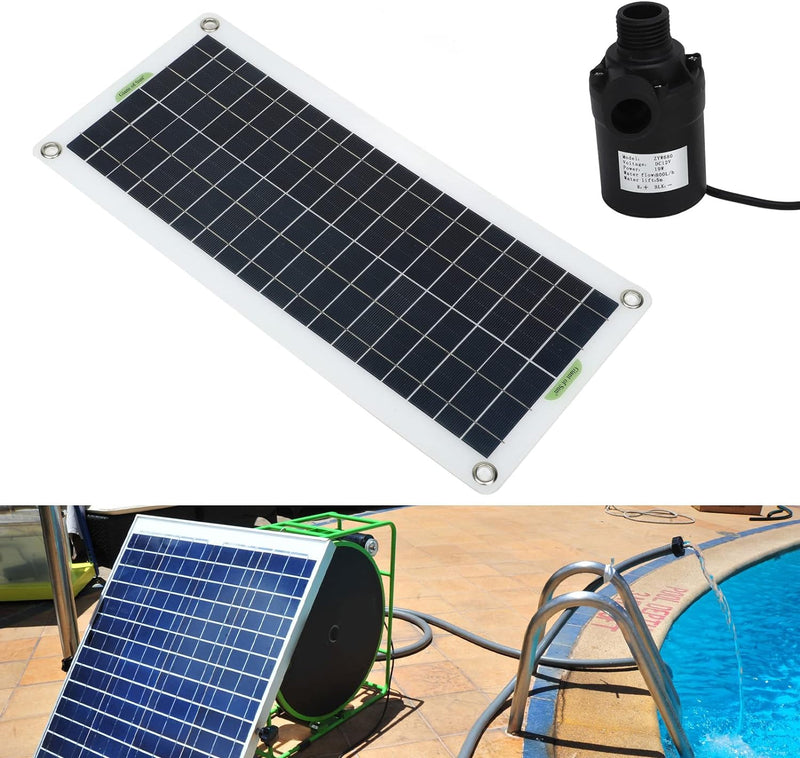 Solar-Wasserpumpen-Kit, 30 W, Polykristallines Silizium, 800 L Pro Stunde, Saugleistung, Passend für