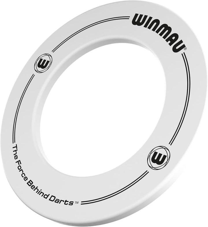WINMAU Unisex – Erwachsene Printed Dartboard Surround Einheitsgrösse Weiss, Einheitsgrösse Weiss