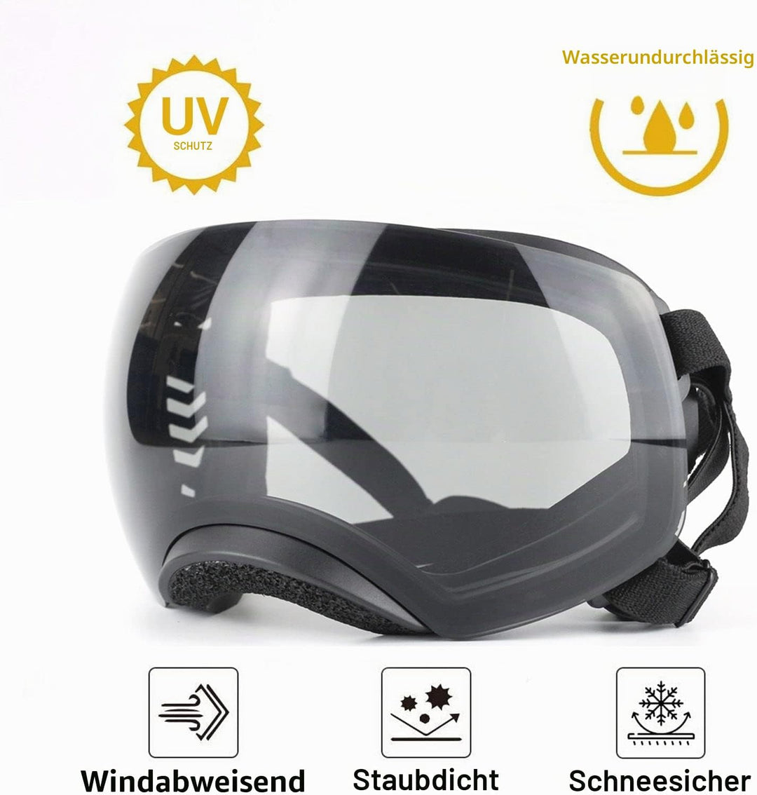 NAMSAN Hunde Sonnenbrille Hundebrille Sonnenbrillen für Hunde Verstellbarer Riemen für UV-Sonnenbril