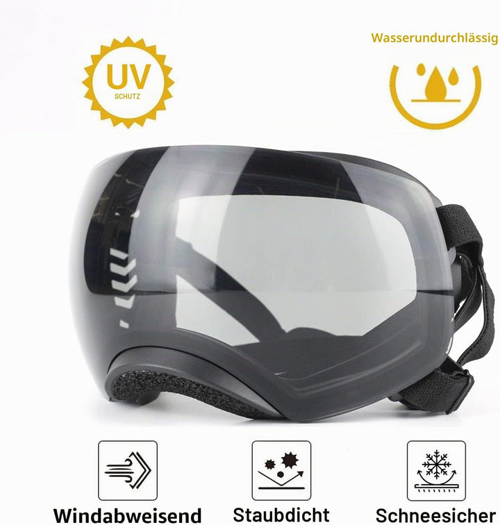 NAMSAN Hunde Sonnenbrille Hundebrille Sonnenbrillen für Hunde Verstellbarer Riemen für UV-Sonnenbril