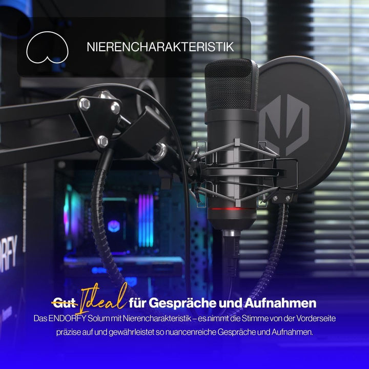 ENDORFY Solum, hochwertiges USB-Computermikrofon | EY1B001