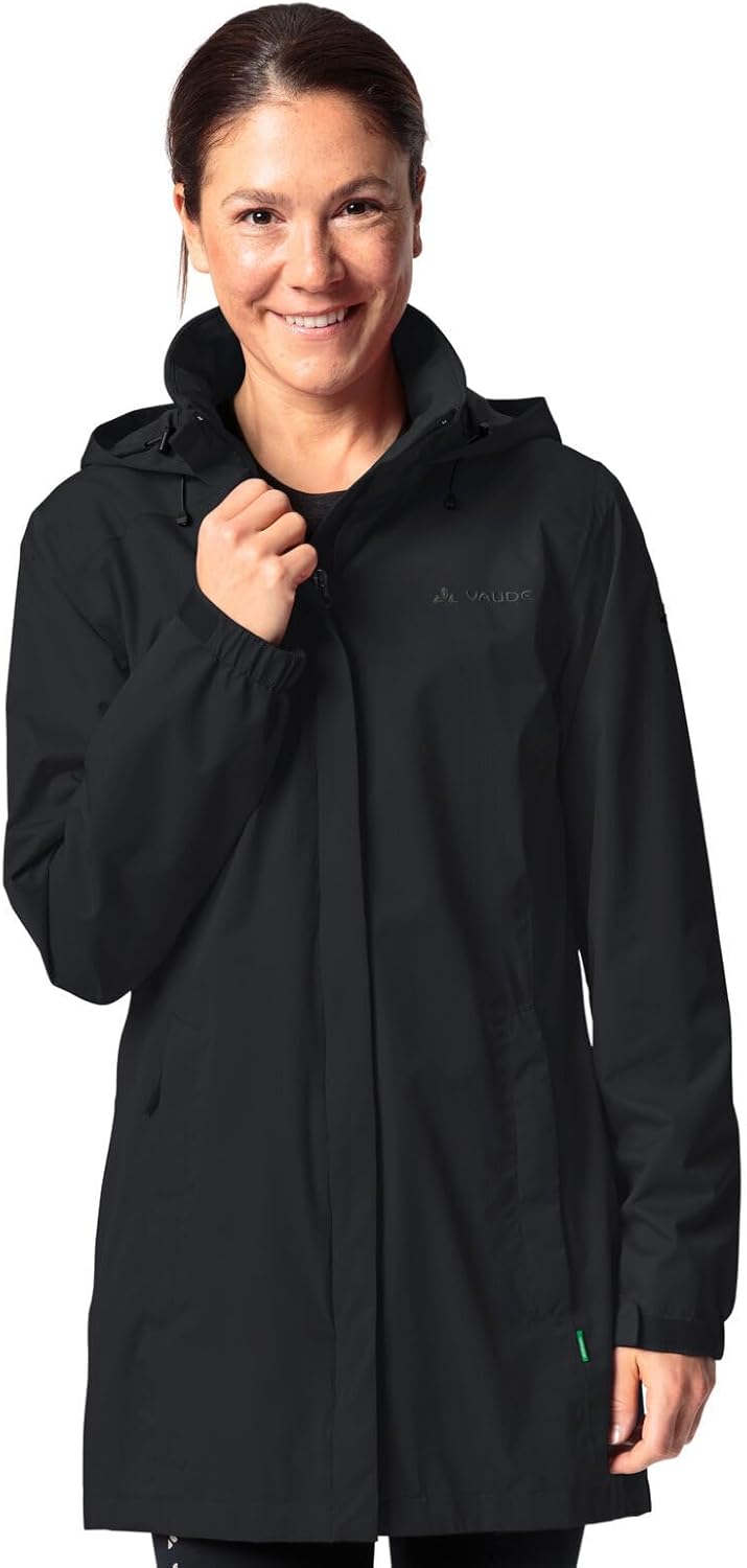 VAUDE Damen Women's Escape Parka Jacke 34 Schwarz, 34 Schwarz