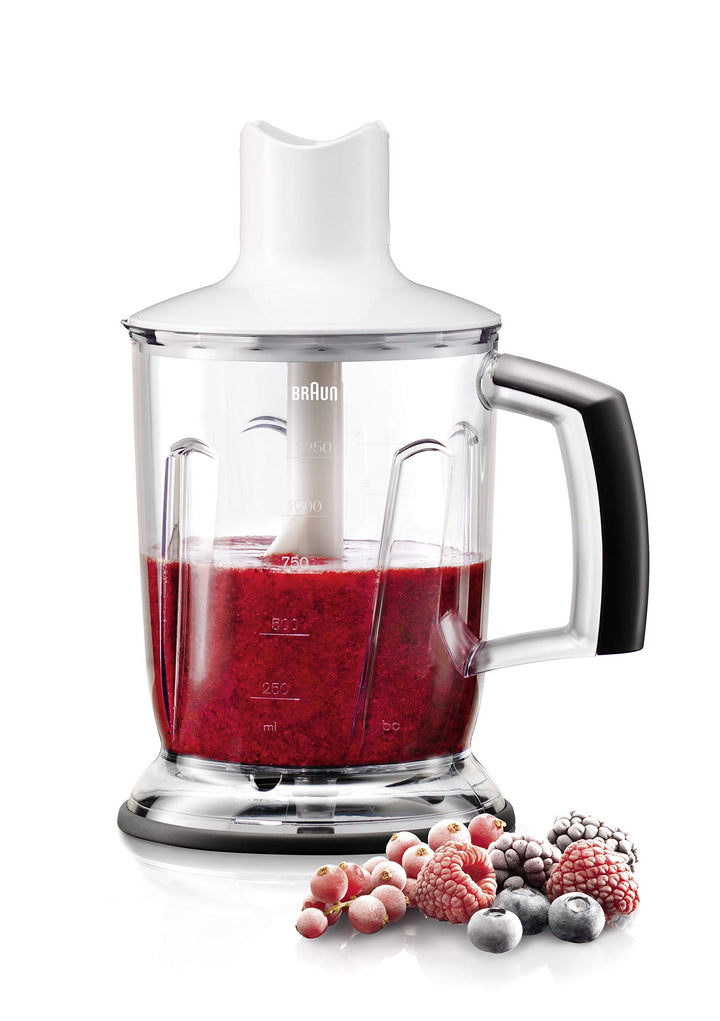 Braun Household 3-in-1 Standmixer Aufsatz MQ 40 - Stabmixer Zubehör kompatibel mit Braun Household M