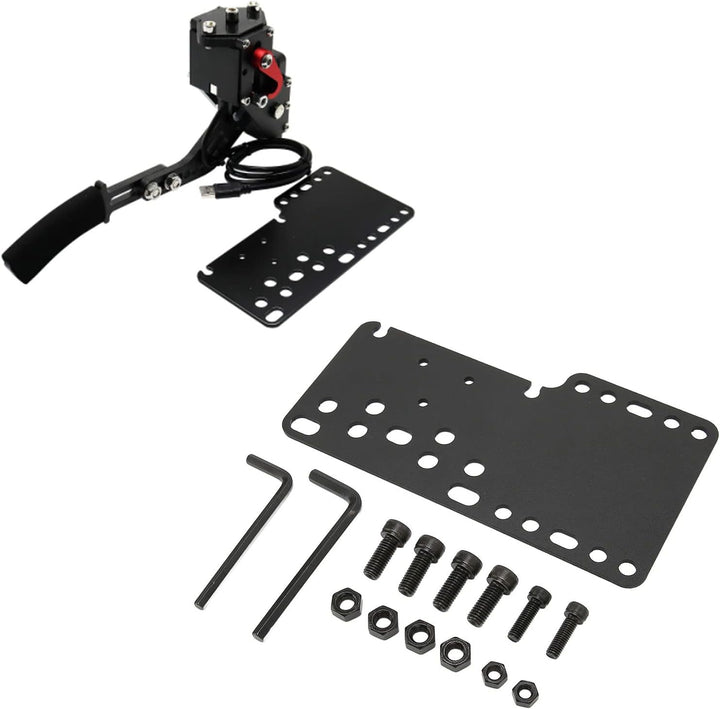 Annadue Drift Handbremsen Adapter für Rennspiele G27 G25 G29 T500 T300, Universal USB Game Handbrake
