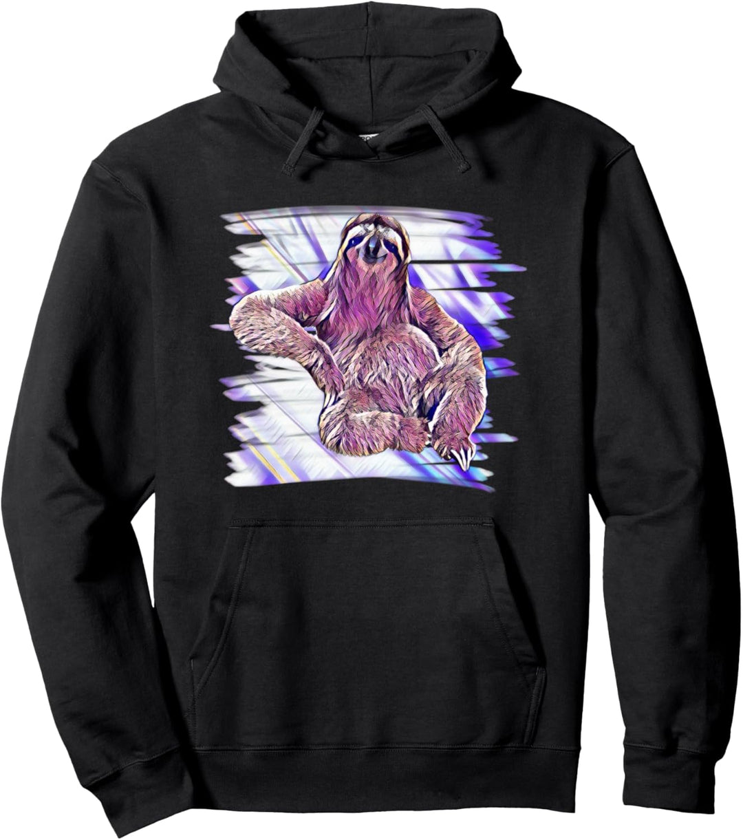 Faultier Motiv coole Trendtiere süsse bunte Faultiere Pullover Hoodie