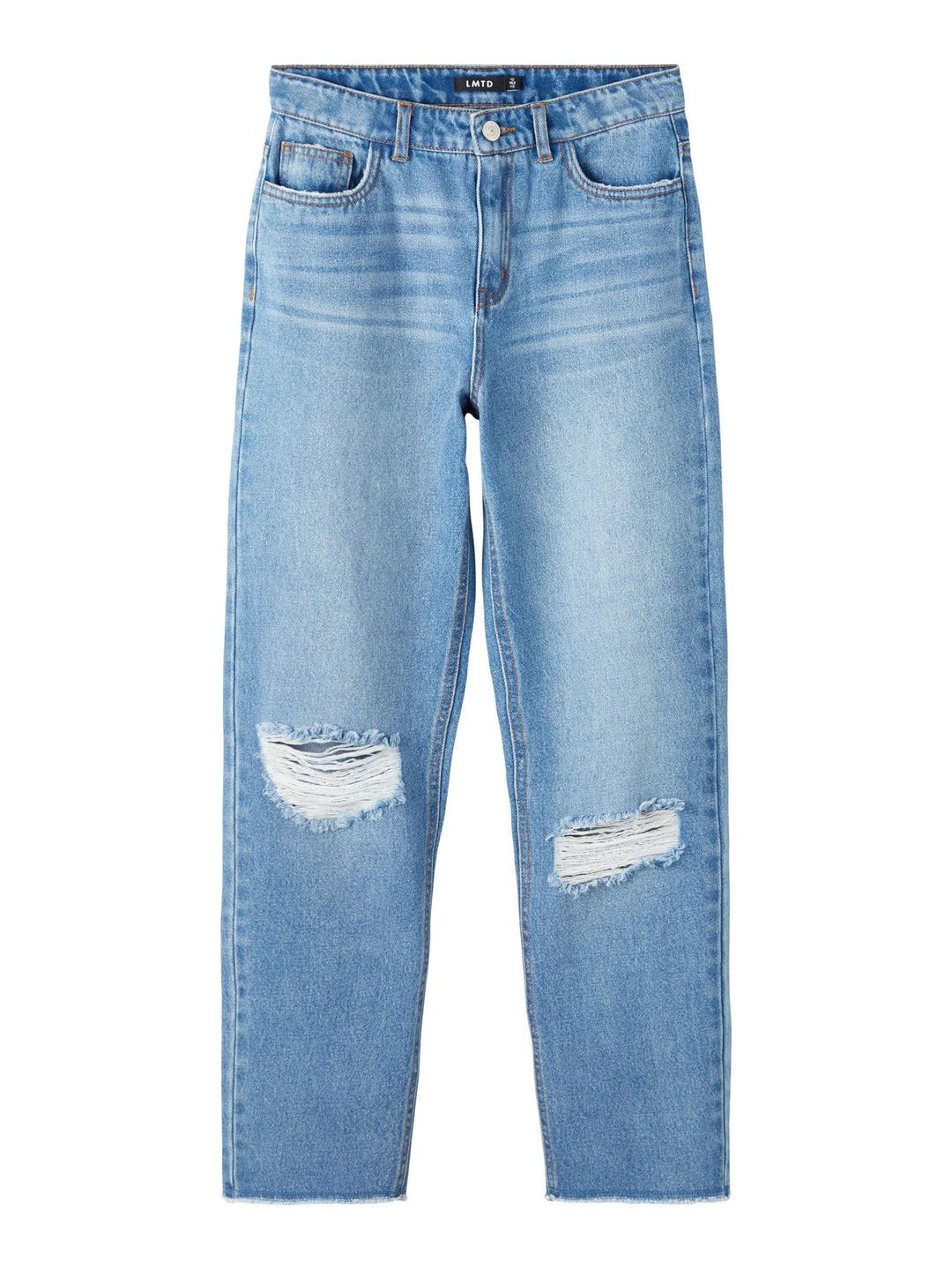 NAME IT Mädchen Nlfbizza DNM Straight Dis Pant Noos Jeans, 140